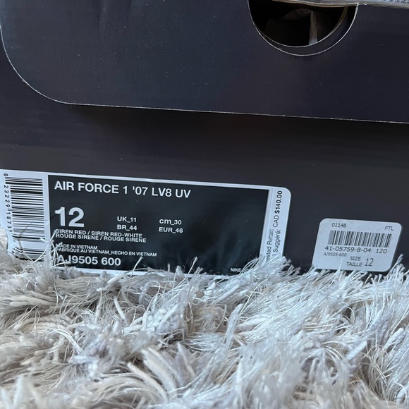 Nike Air Force 1 low “ultraviolet siren red” - Picture 14 of 15